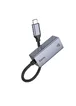 Интернет адаптер Hoco UA37 1000 Mbps (Type-C to RJ45) Metal gray