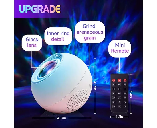 Проектор-ночник Ocean Dream E14A with Bluetooth and Remote Control Blue