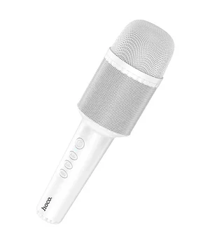 Караоке Микрофон-колонка Hoco DBK1 White