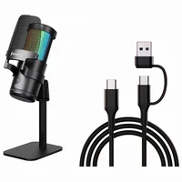 Микрофон конденсаторный для гейминга Jmary MC-PW13 Black