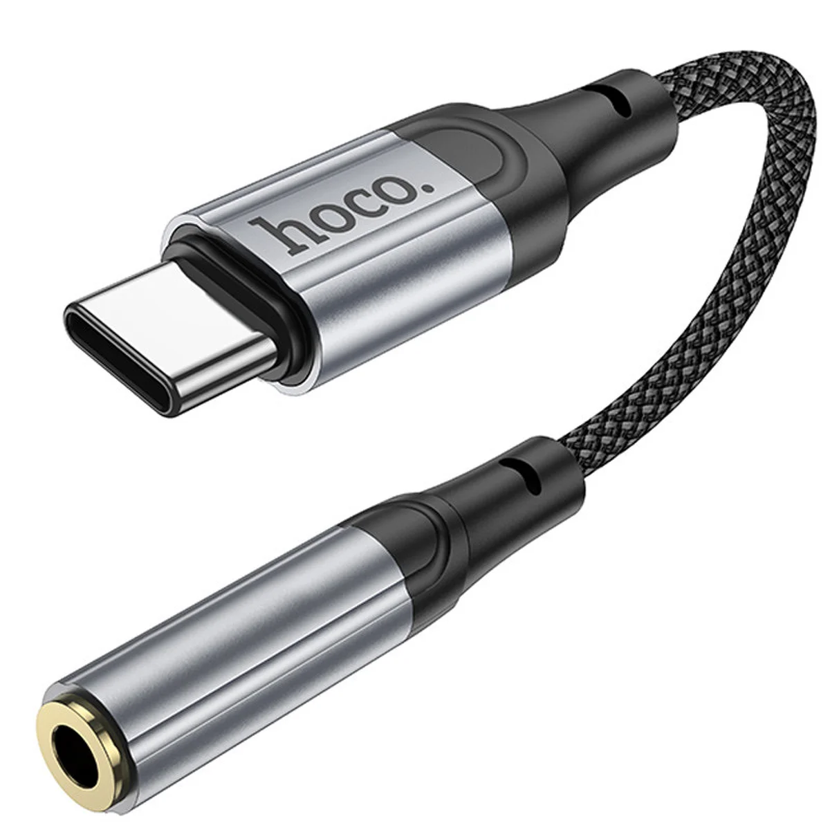 Переходник Hoco LS36 Fresh Type-C to 3,5 AUX Black