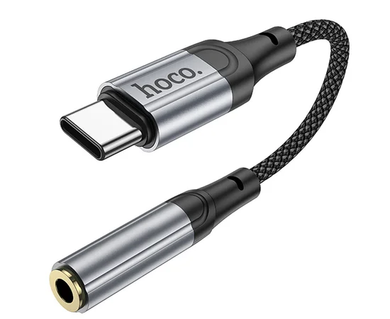 Переходник Hoco LS36 Fresh Type-C to 3,5 AUX Black