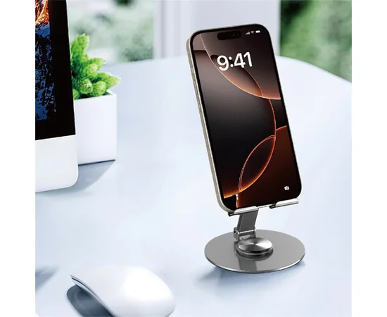 Подставка для телефона WIWU ZM-014 Desktoop Rotation Stand Grey