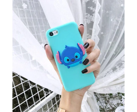 Держатель для телефона 3D Стич Синий