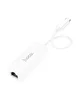Переходник Hoco UA22 Acquire Type-C ethernet adapter (100 Mbps) White