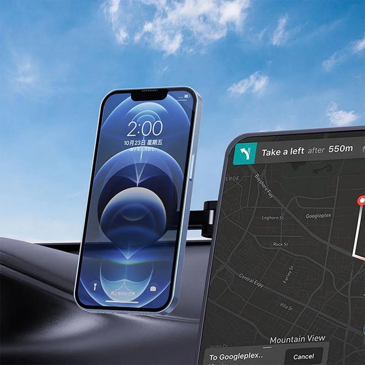 Магнитный держатель MagSafe for Apple FY73 Black