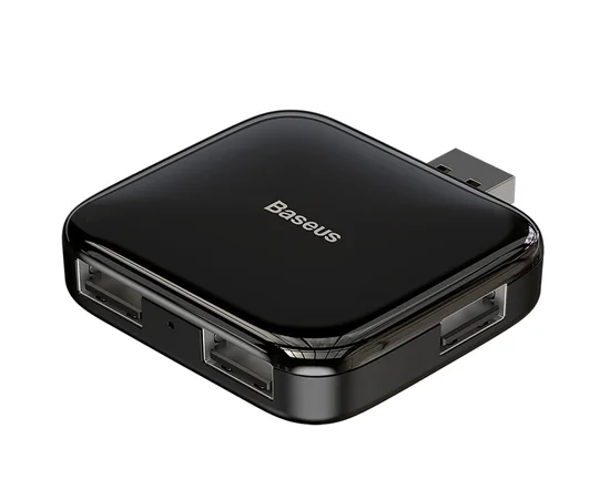 Переходник Hub Baseus Fully Folded Portable 4-in-1 Черный