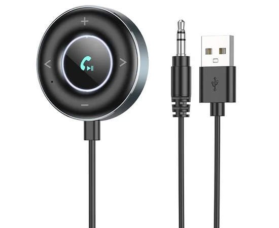 Bluetooth аудио ресивер BOROFONE BC58 Gamble (USB+Jack 3,5mm) Metal gray