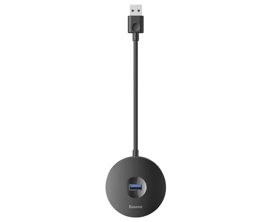 Переходник HUB Baseus Round Box USB to USB 3.0 + 3USB 2.0 (CAHUB-F) Черный
