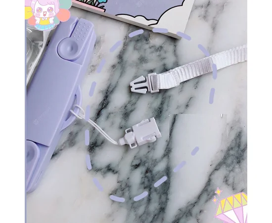 Водонепроницаемый универсальный чехол 6,5 (Liquid Glitter) Сиреневый