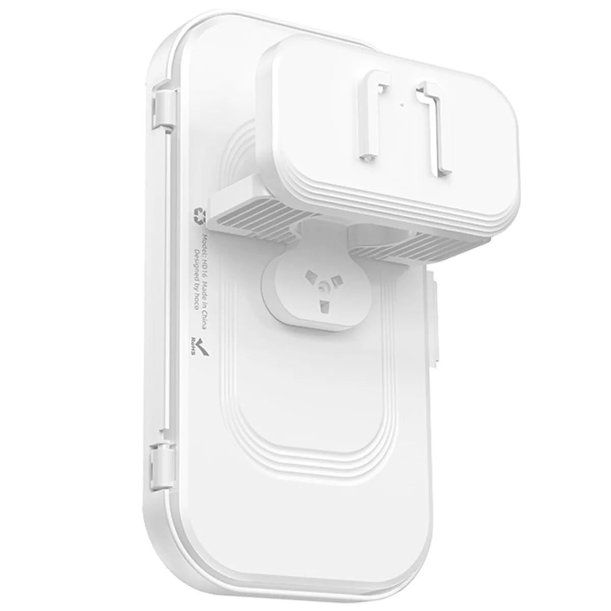 Водонепроницаемый держатель Hoco HD16 Wave настенный White