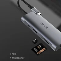 Переходник HUB WIWU Alpha 831HRT Grey