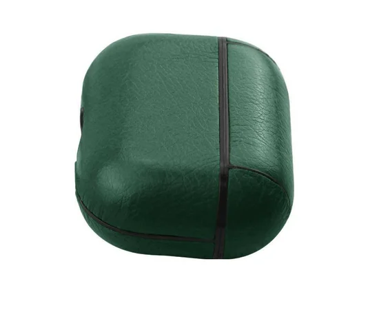 Кожаный футляр Leather series для наушников AirPods Pro Зеленый