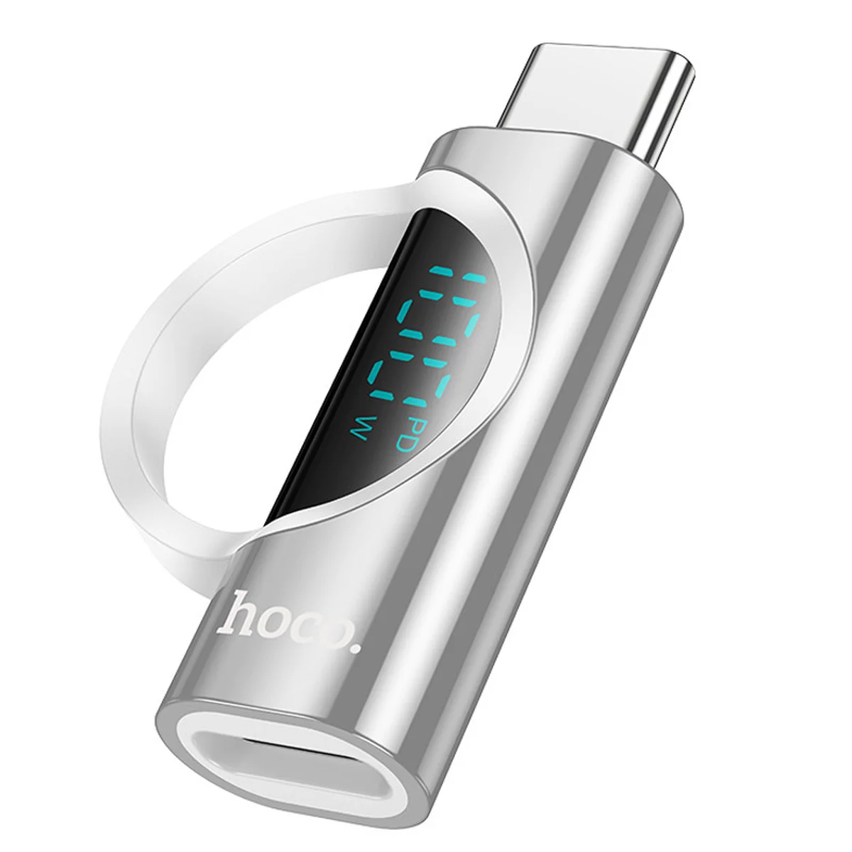 Переходник Hoco UA32 Type-C male to Type-C female display adapter Silver