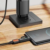 Переходник Hoco UA32 Type-C male to Type-C female display adapter Black