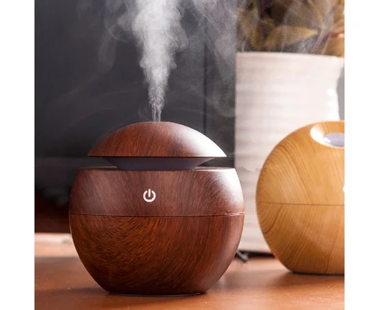 Увлажнитель воздуха Ultrasonic Aroma c LED подсветкой Коричневый
