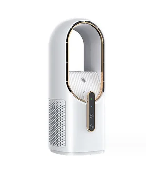 Настольный вентилятор F6 2in1 с увлажнителем воздуха 2200mAh White