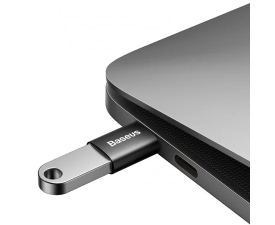 Переходник Baseus Ingenuity Series Mini Type-C to USB 3.1 (ZJJQ000001) Black