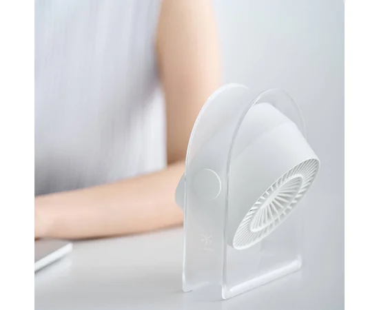 Портативный вентилятор WIWU WI-FS07 Snow desktop fan White