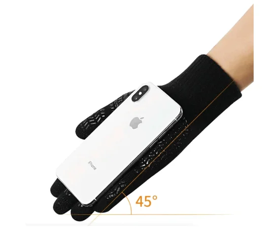 Перчатки сенсорные iWinter (нескользящие) Черный