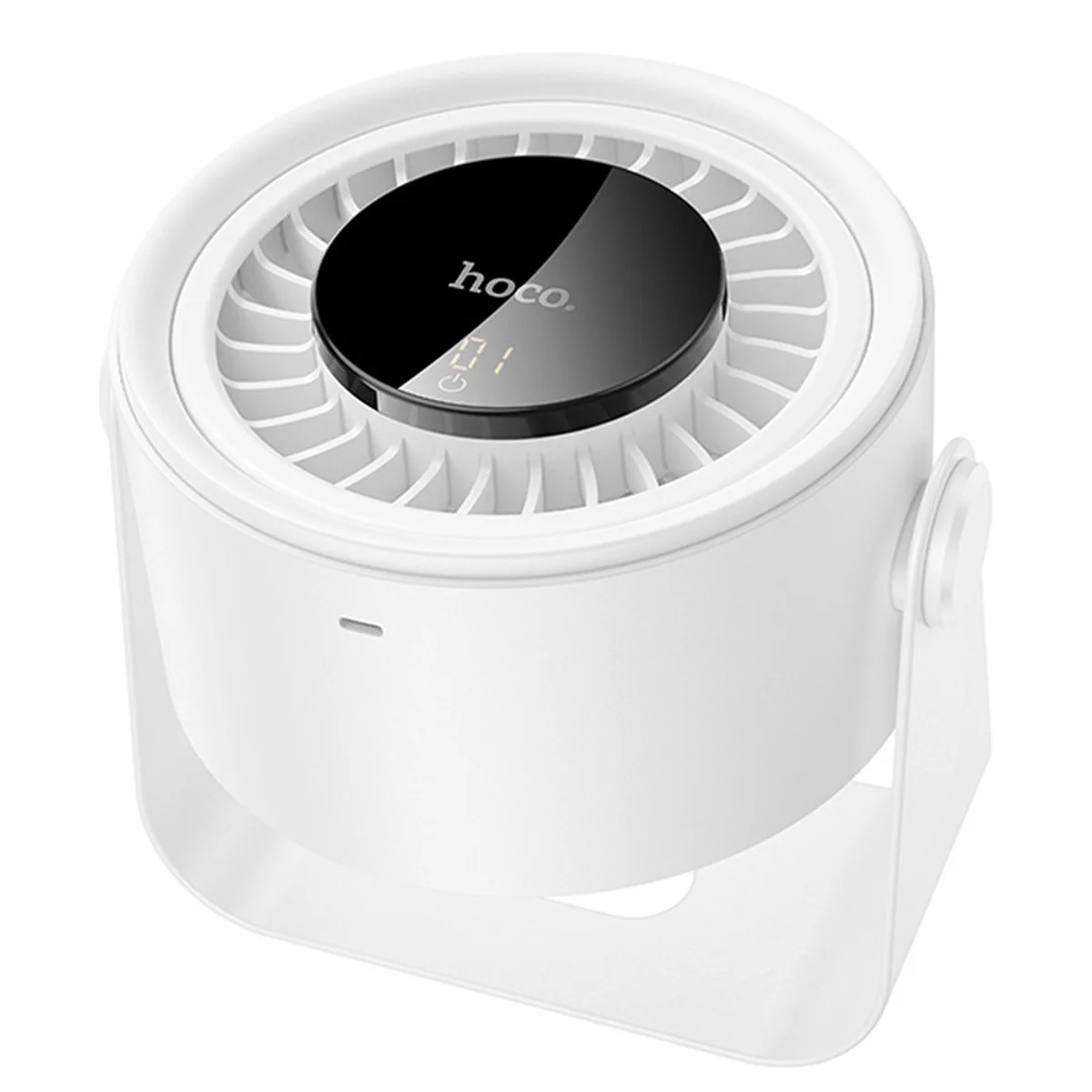 Настольный вентилятор Hoco HX66 desktop circulating fan 3000 mAh White