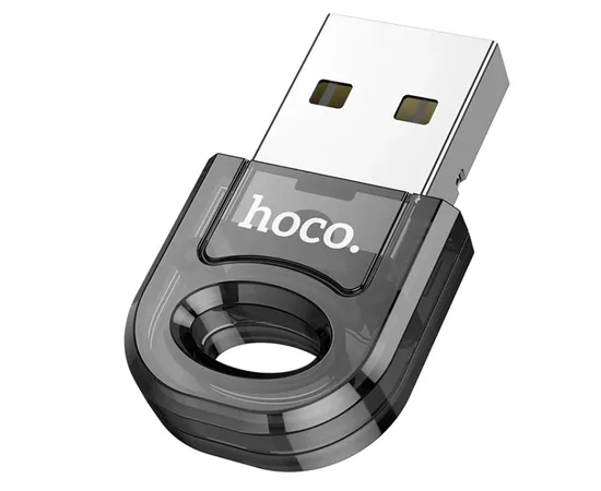 Bluetooth адаптер Hoco UA28 USB Transparent black
