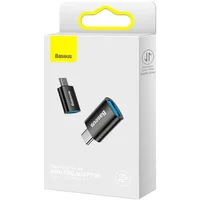 Переходник Baseus Ingenuity Series Mini Type-C to USB 3.1 (ZJJQ000001) Black