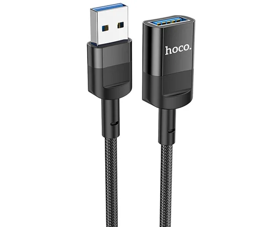 Переходник Hoco U107 USB male to USB female USB3.0 Black