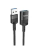 Переходник Hoco U107 USB male to USB female USB3.0 Black