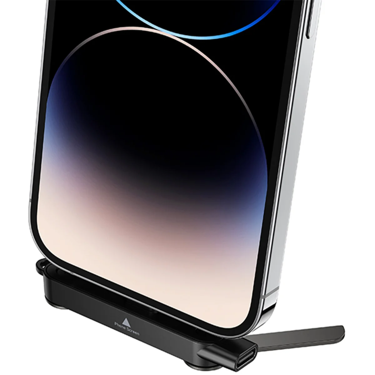 Переходник Hoco UA47 Lightning male to Type-C female adapter Black