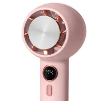 Портативный вентилятор YL007 with Display с подставкой для телефона 2000mAh Pink