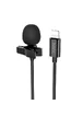 Мікрофон петличний Hoco L14 Lightning Black