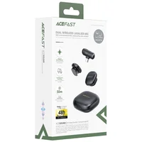 Петличный беспроводной микрофон Acefast R1 Type-C Black