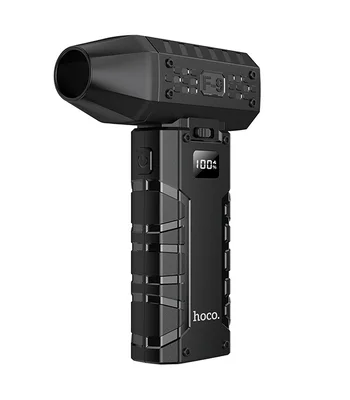 Портативный турбовентилятор Hoco HX67 Force fan Black