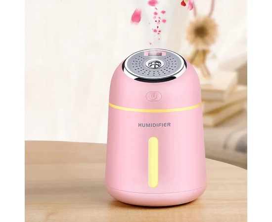 Увлажнитель воздуха LITTLE Q с арома-диффузором (lamp+fan) Розовый