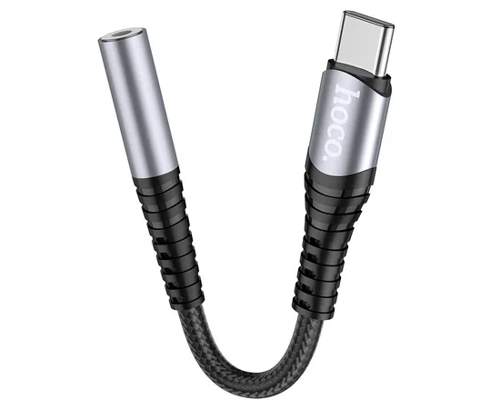 Переходник Hoco LS33 Type-C to 3,5 AUX Графит