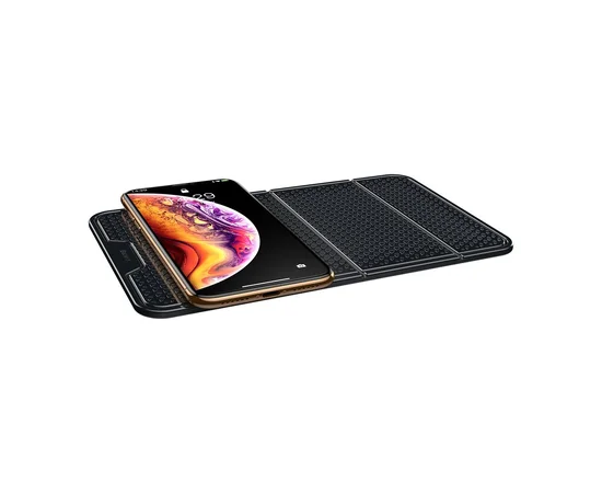 Держатель в машину для телефона (антискользящий) Baseus Folding Bracket Черный