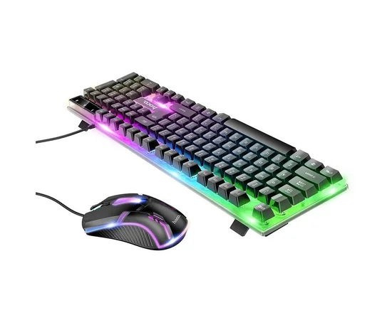 Игровая клавиатура + мышь Hoco GM11 (English version) Черный