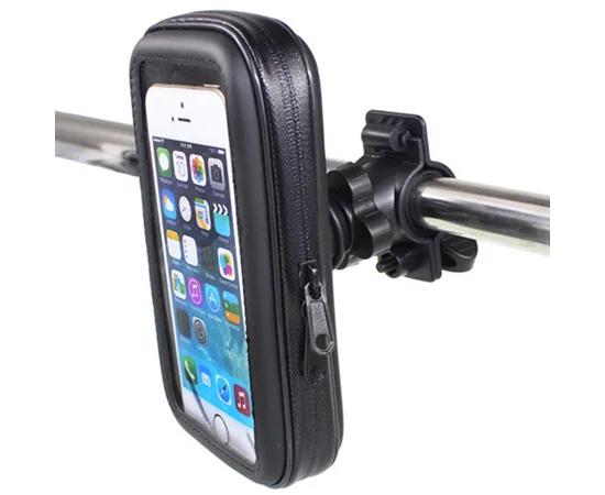 Велосипедный держатель для смартфонов до 6.3" Черный