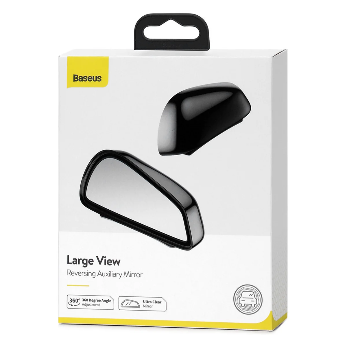 Доп. дзеркало бокового виду Baseus Large View Reversing Auxiliary Mirror Black