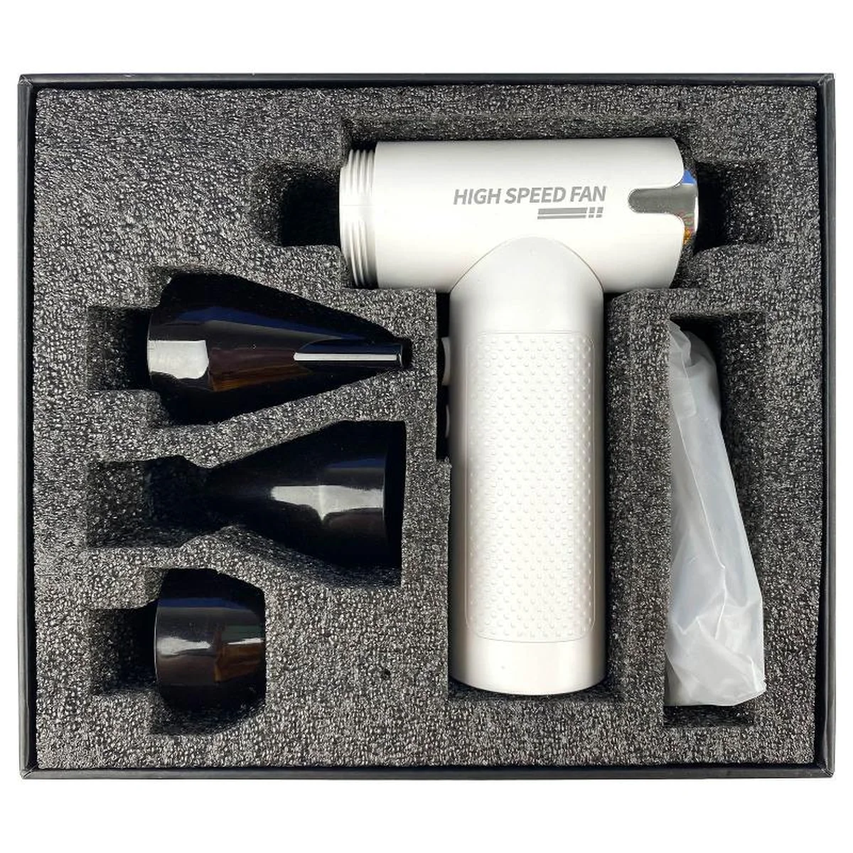 Портативный турбовентилятор с насадками HX132 3300mAh White