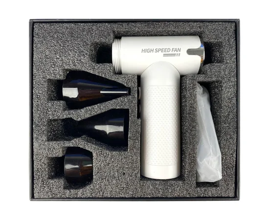 Портативный турбовентилятор с насадками HX132 3300mAh White