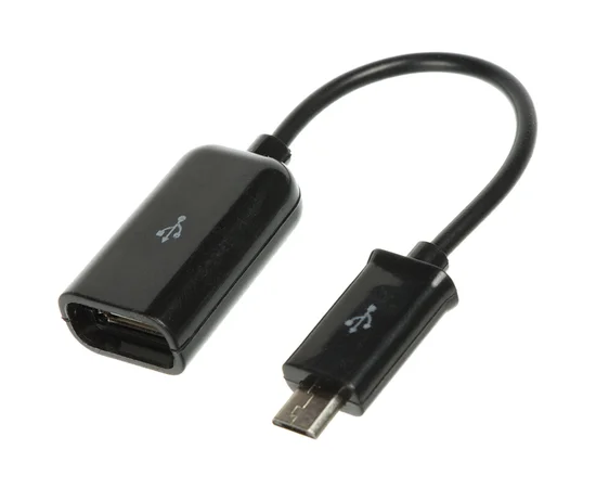 Переходник USB OTG - Micro USB S-k07 Черный