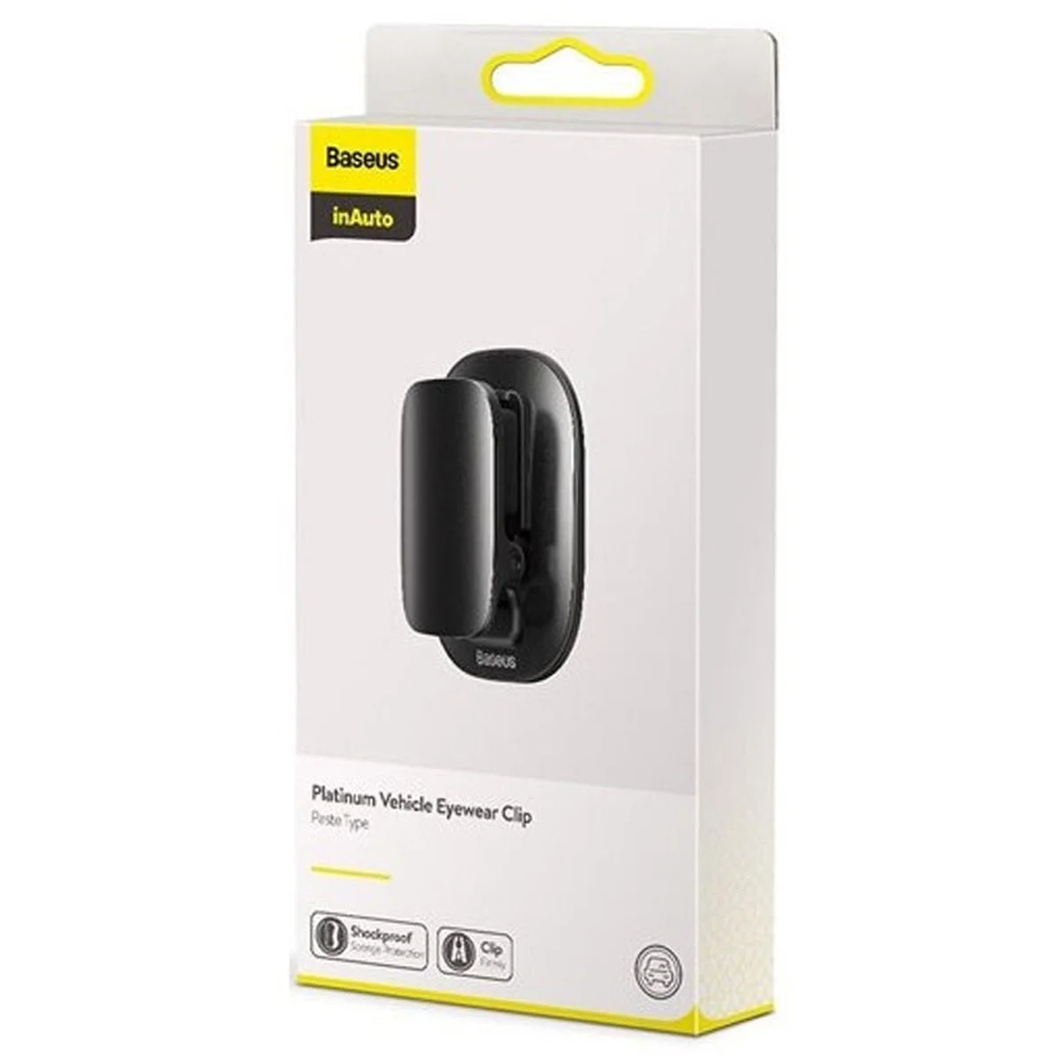 Держатель в машину для очков Baseus Platinum Vehicle (paste type) Черный