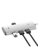 Переходник HUB Baseus Lite Series 4-Port USB-A HUB Adapter (USB-A to USB 3.0*4) 25cm (WKQX) Белый