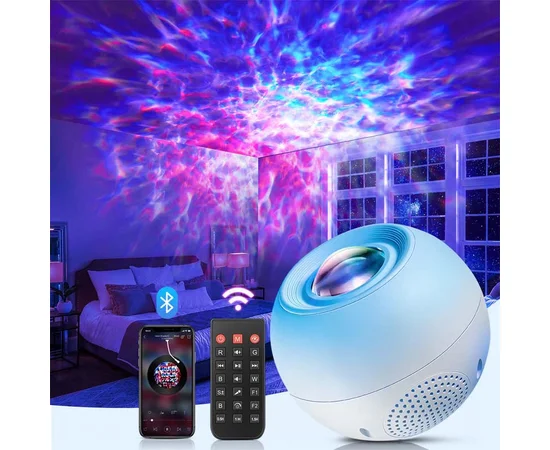 Проектор-ночник Ocean Dream E14A with Bluetooth and Remote Control Blue