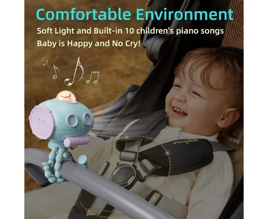 Мультифункциональный вентилятор Submarine F18 with music and battery 4000 mAh Blue