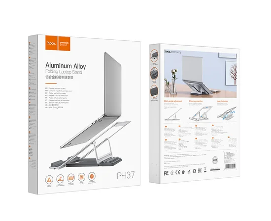 Настольная подставка PH37 Excellent складная Серебряный