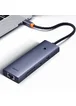 Переходник Baseus Hub UltraJoy 7-Port (Type-C to HDMI4K@60Hz+USB3.0*2+PD+SD/TF3.0+3.5mm) (B0005280) Slate Grey