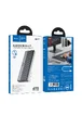 Внешний карман для M.2 SSD Hoco HB47 Enclosure (USB3.1/6Gbps) Metal gray